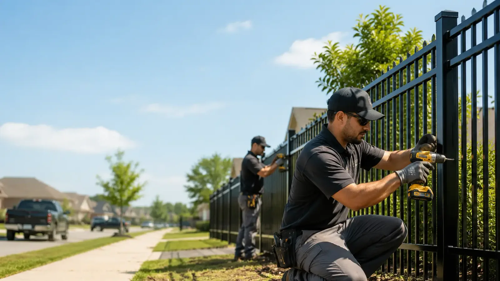 Metal Fence Installation in Deanville, TX